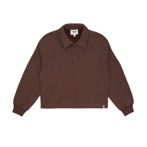 Finger in the nose - Brooklyn polo yaka sweatshirt | Kahverengi