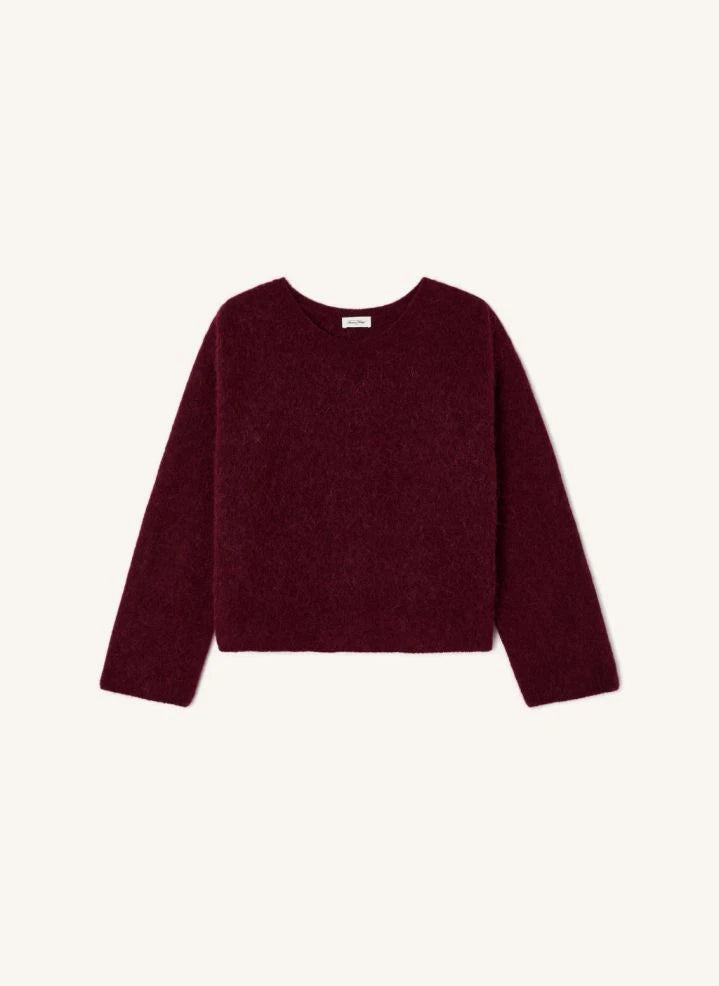 American Vintage - Vitow Alpaka Pullover | Granat