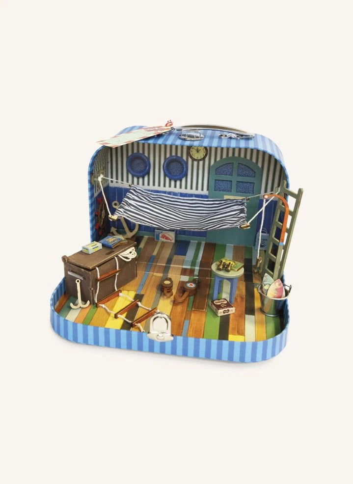 SAM & JULIA - Mäusehaus im kleinen Koffer - Großvaters Seemannshütte