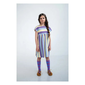 Repose AMS - Gestreiftes Bio-Baumwollkleid | Lila