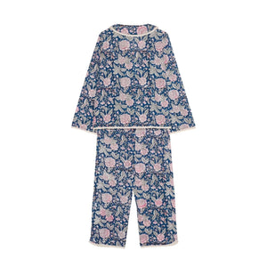 SISSEL EDELBO - Neva organik pamuk pijama | Mavi