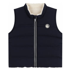 Petit Bateau - Ärmellose Steppweste mit Logo | Marineblau