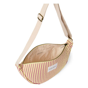 Studio Noos - Streifen-Gürteltasche | Blasses Gelb