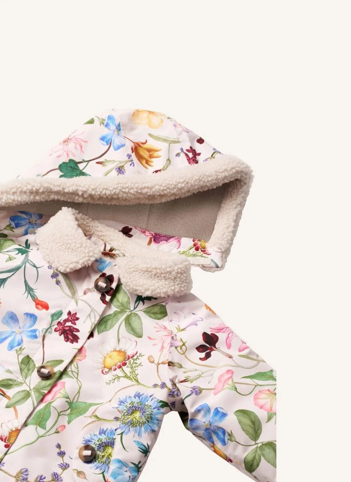Molo - Hopla Blumenmuster Daunenjacke | Ivory