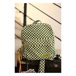 Bonton - PM Carreaux Rucksack | Khaki
