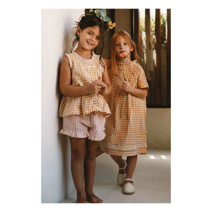 Lilinoa - Brodé Kareli Top Esther | Karamel