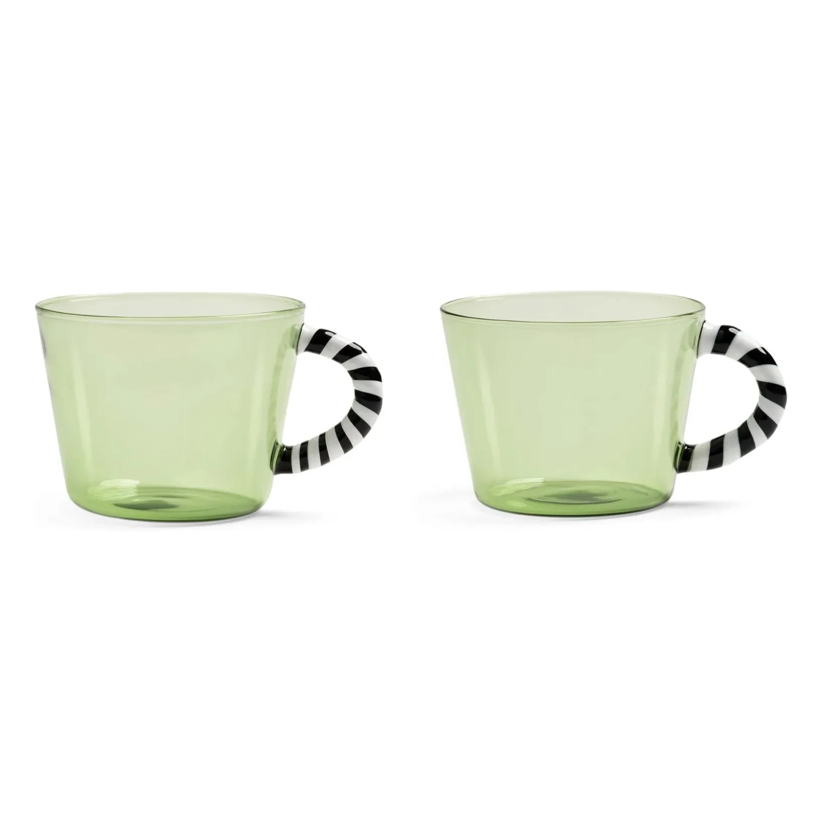 &Klevering - Duett Glasbecher - 2er Set | Grün
