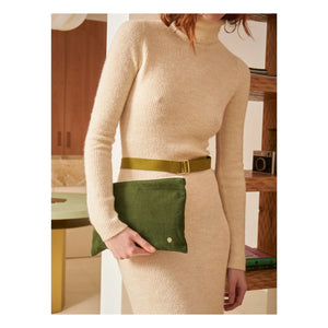 Das i-Tüpfelchen - Iona Clutch Tasche | Waldgrün