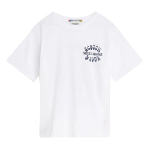 Scotch & Soda - T-Shirt Druck Logo | Weiß