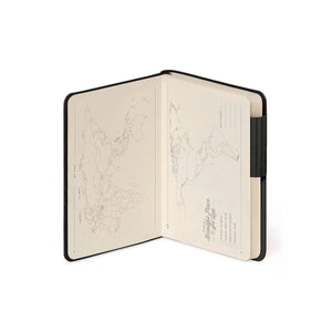 Legami - Notizbuch mit Blanko-Seiten und monochromem weichem Cover - Black Suit - Mein Notizbuch