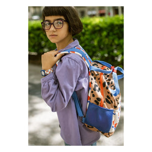 Mini Kyomo - Leopard Rucksack - Mini Kyomo x Taxi Brousse | Braun