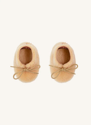 ILDA'S Schafe - Merinowoll-Schafsfell Hausschuhe - Babykollektion | Beige