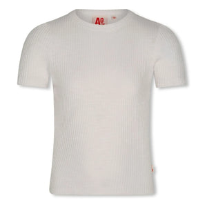 AO76 - Emi T-Shirt aus recycelter Baumwolle | Weiß