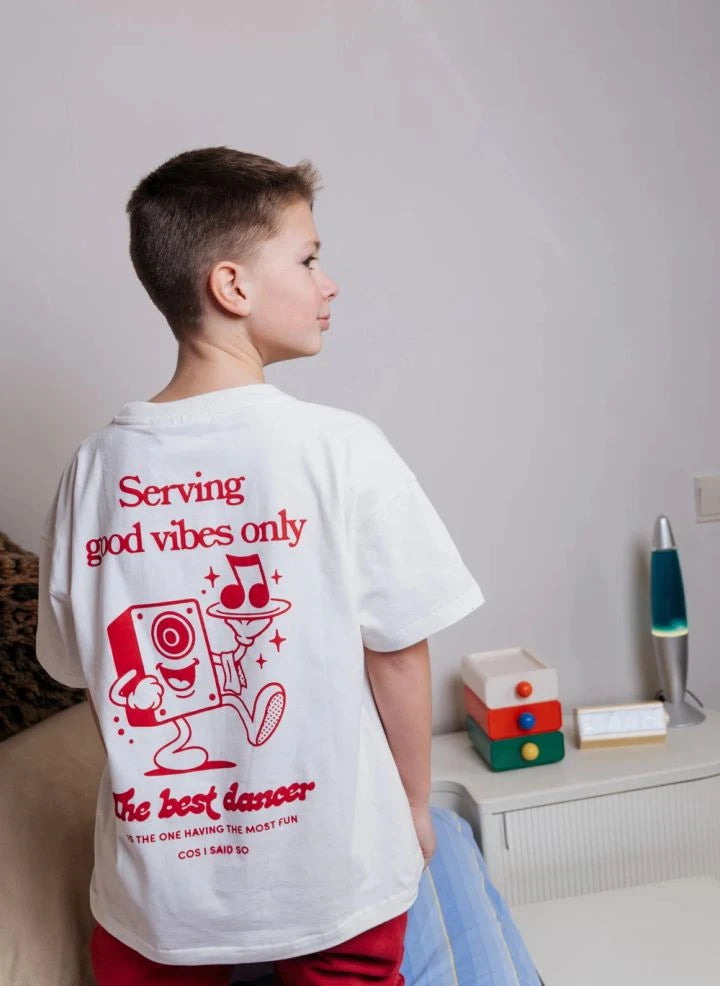 Cos I Said So - "Good Vibes Only" T-Shirt | Weiß