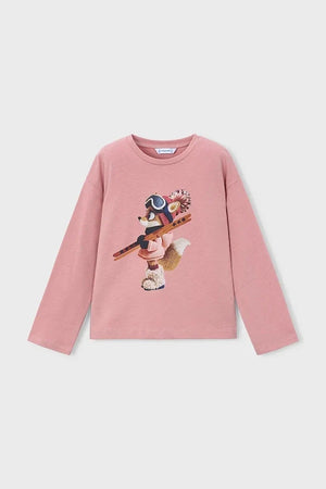 Mayoral Baumwoll-Langarmshirt für Kinder