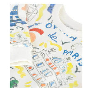 Petit Bateau – Opera-Sweatshirt | Weiß