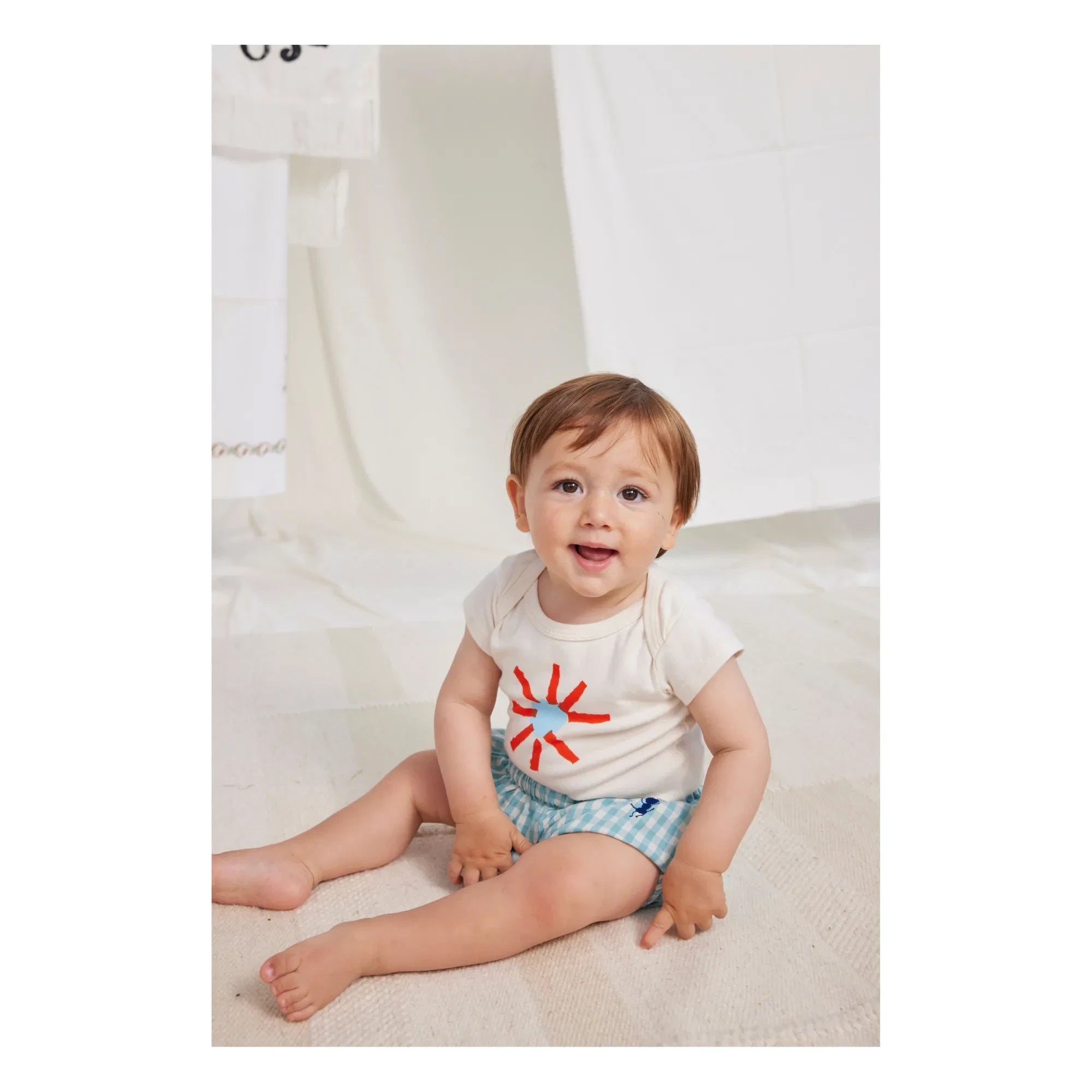 Bobo Choses - Vichy Bloomers | Hellblau