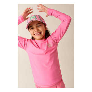 Tumble N'Dry – Gestreifte Mütze „Good Day“ | Rosa