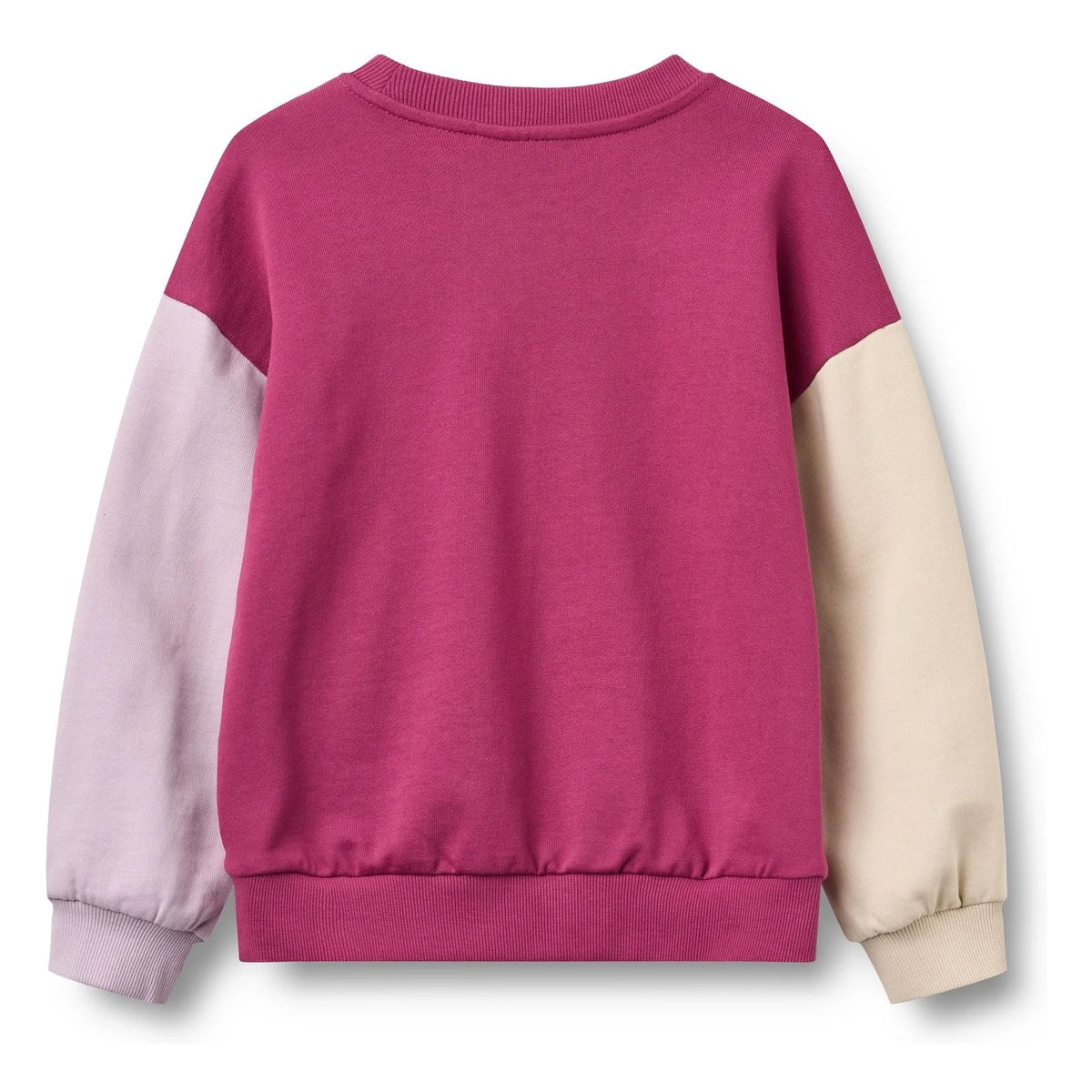 Wheat - Elliot Flower Bio-Baumwoll-Sweatshirt | Magenta