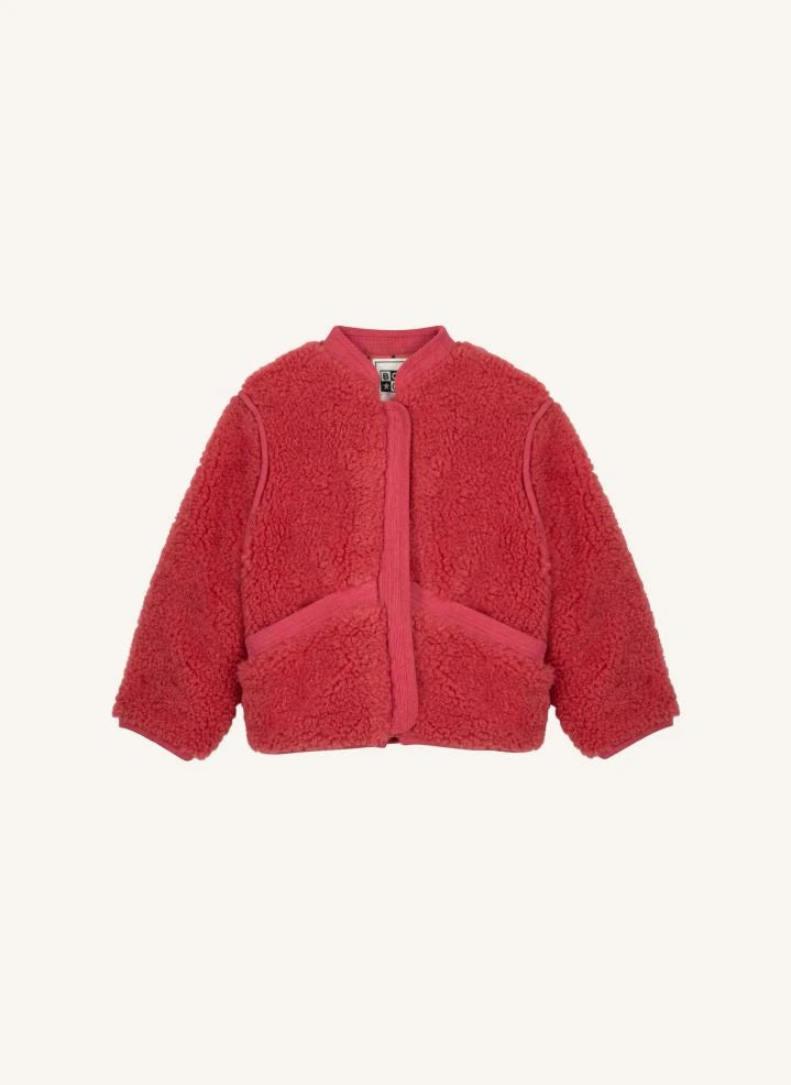 Bonton - Peppa Sherpa-Jacke | Framboise