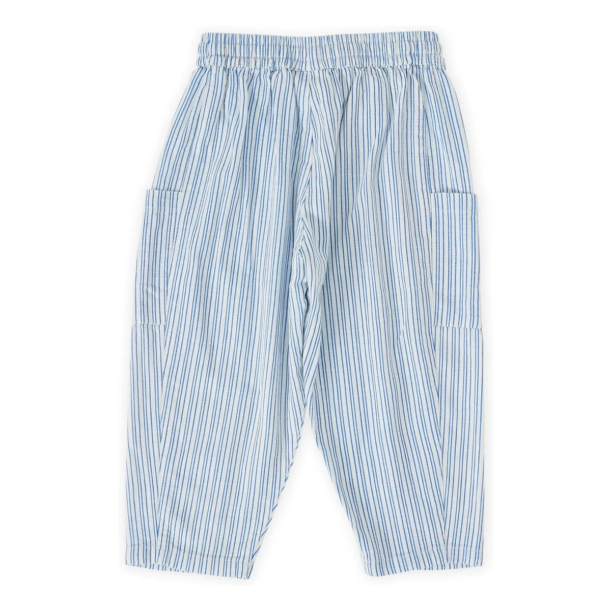 Goldie + Ace - Gestreifte Cargohose | Blau