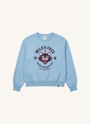 Finger in der Nase - Alma Sweatshirt | Hellblau
