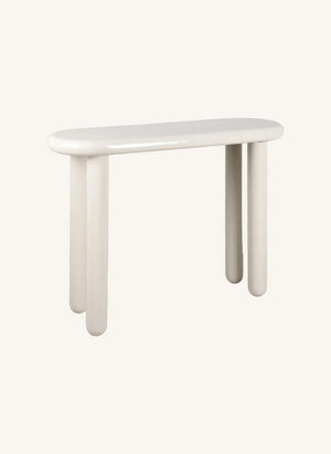 Present Time - Cadiz Metallkonsole | Gebrochenes Weiß