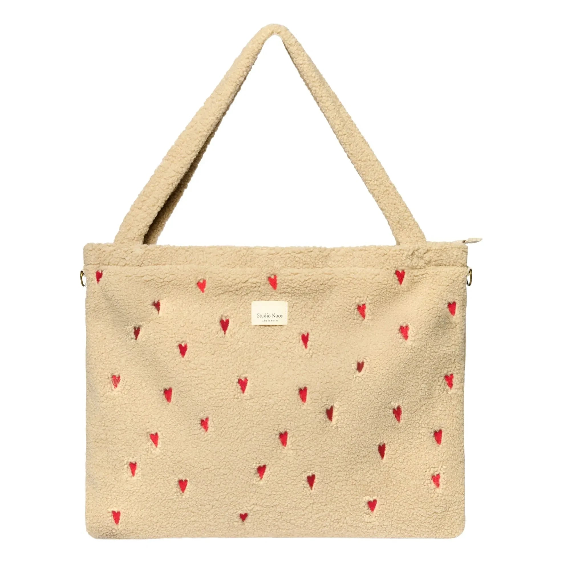 Studio Noos - Hearts Wickeltasche | Ecru