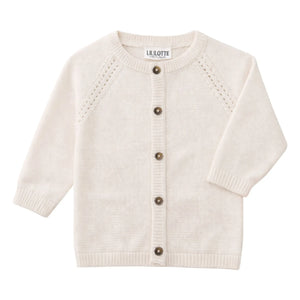 Lililotte - Victoria Mini Bio-Baumwoll-Cardigan | Ecru