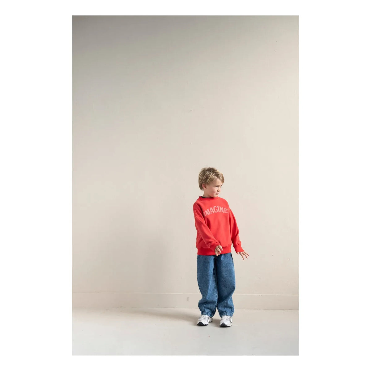Jenest - Bird Bio-Baumwoll-Sweatshirt | Rot