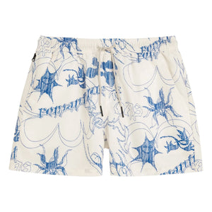 OAS – Romantische Badeshorts | Blau