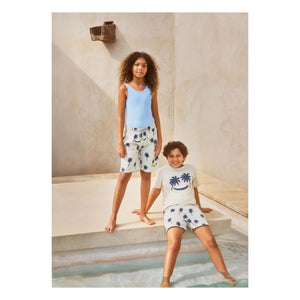 Molo - Rame Palm Smile T-Shirt | Ecru