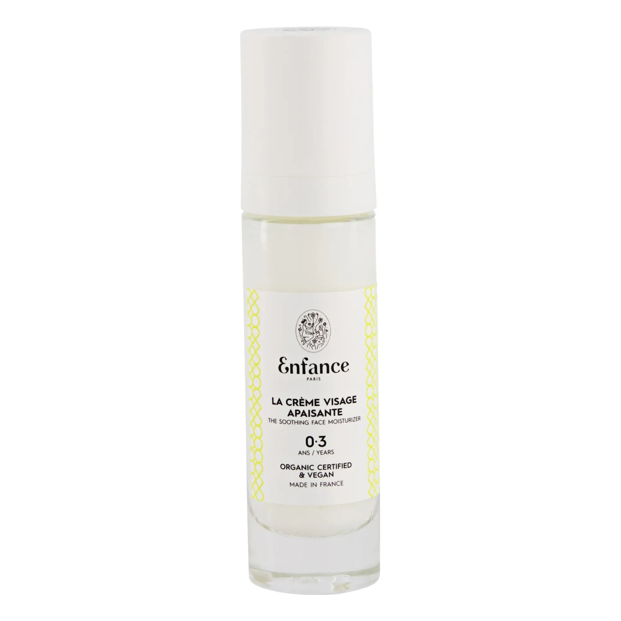 Enfance Paris - Beruhigende Baby Gesichtscreme 0-3 Jahre - 50 ml