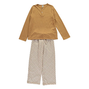 Risu Risu - Quattro Bio-Baumwoll Pyjama | Karamell