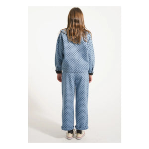 Piupiuchick - Claudine Jeansjacke mit Herzkragen | Hellblau