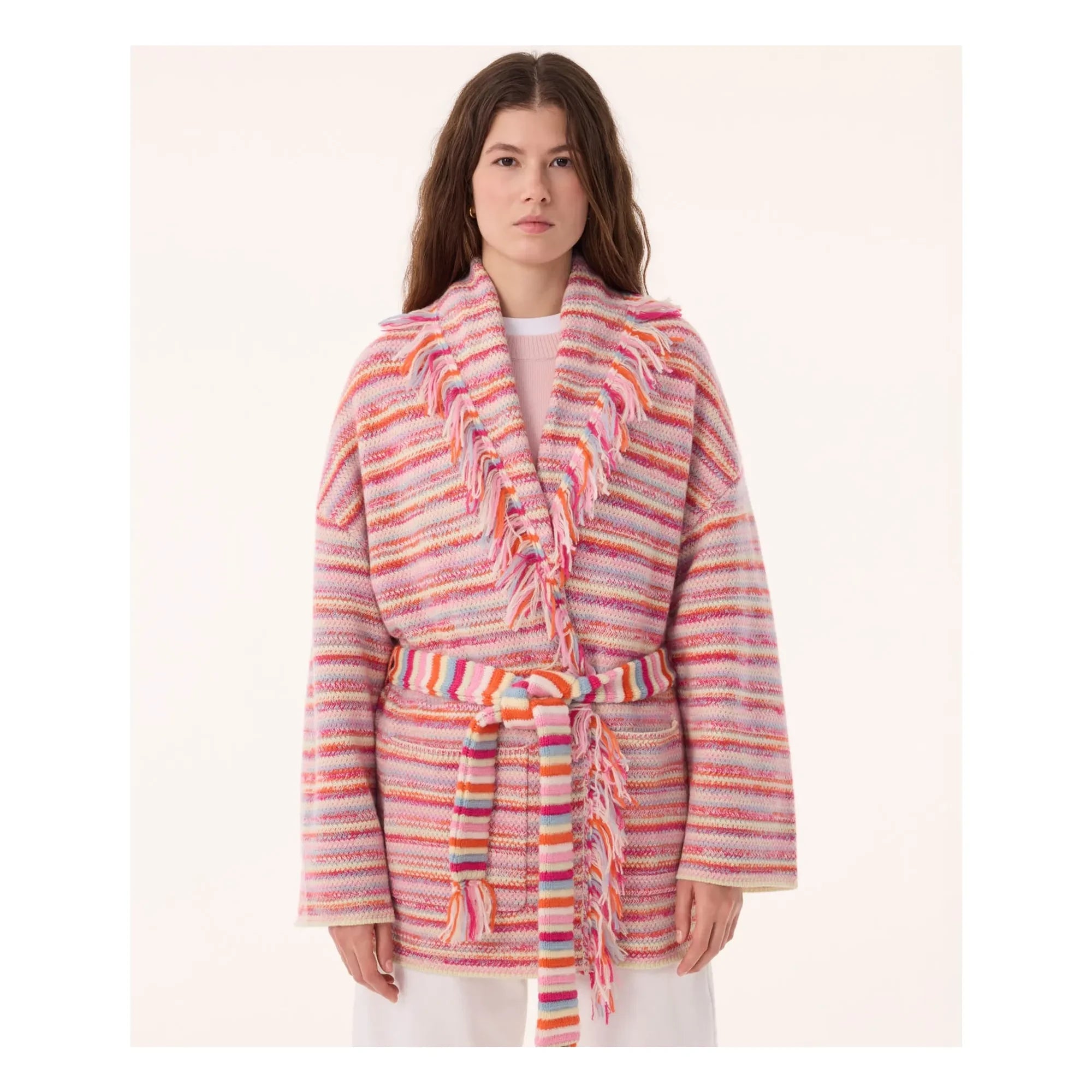 Kujten - Zaina Kaschmir-Cardigan | Sunset