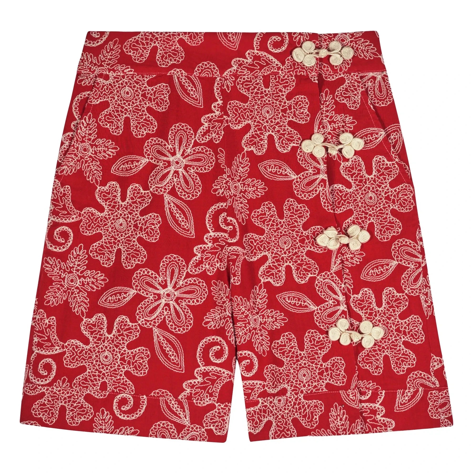 Maria de la Orden - Silene Baumwollshorts | Rot