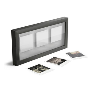 Polaroid - Fotorahmen für drei Polaroids | Schwarz