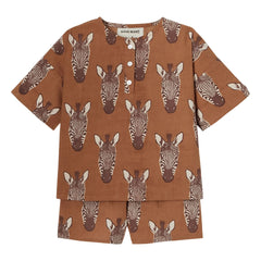 Apaches - Prial Zebra Pyjama | Braun