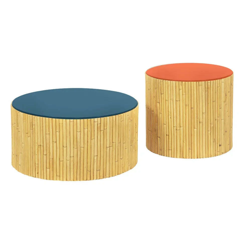Maison Sarah Lavoine - Riviera Couchtische - 2er Set | Sarah Blue