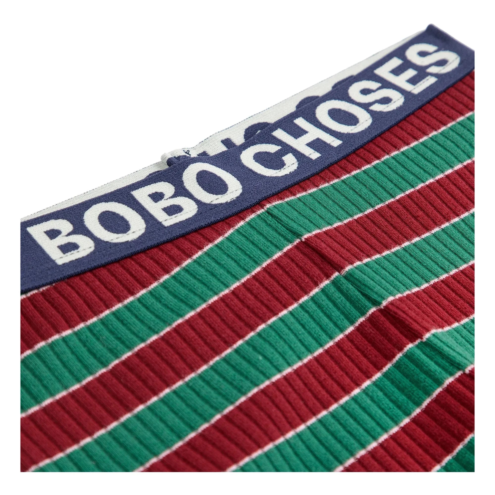 Bobo Choses - Gerippte Leggings mit Streifen | Grün