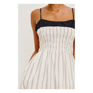 Rails - Gestreiftes Kleid „Primrose“ | Weiß