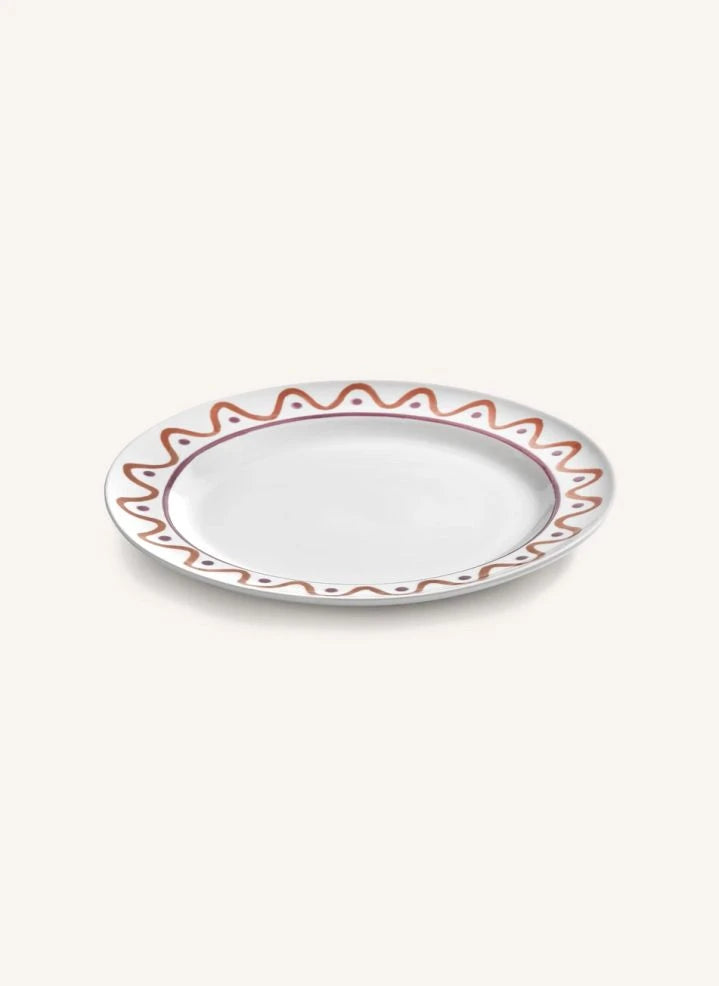 Serax - Charly Wellenmuster Teller - 2er Set | Lila