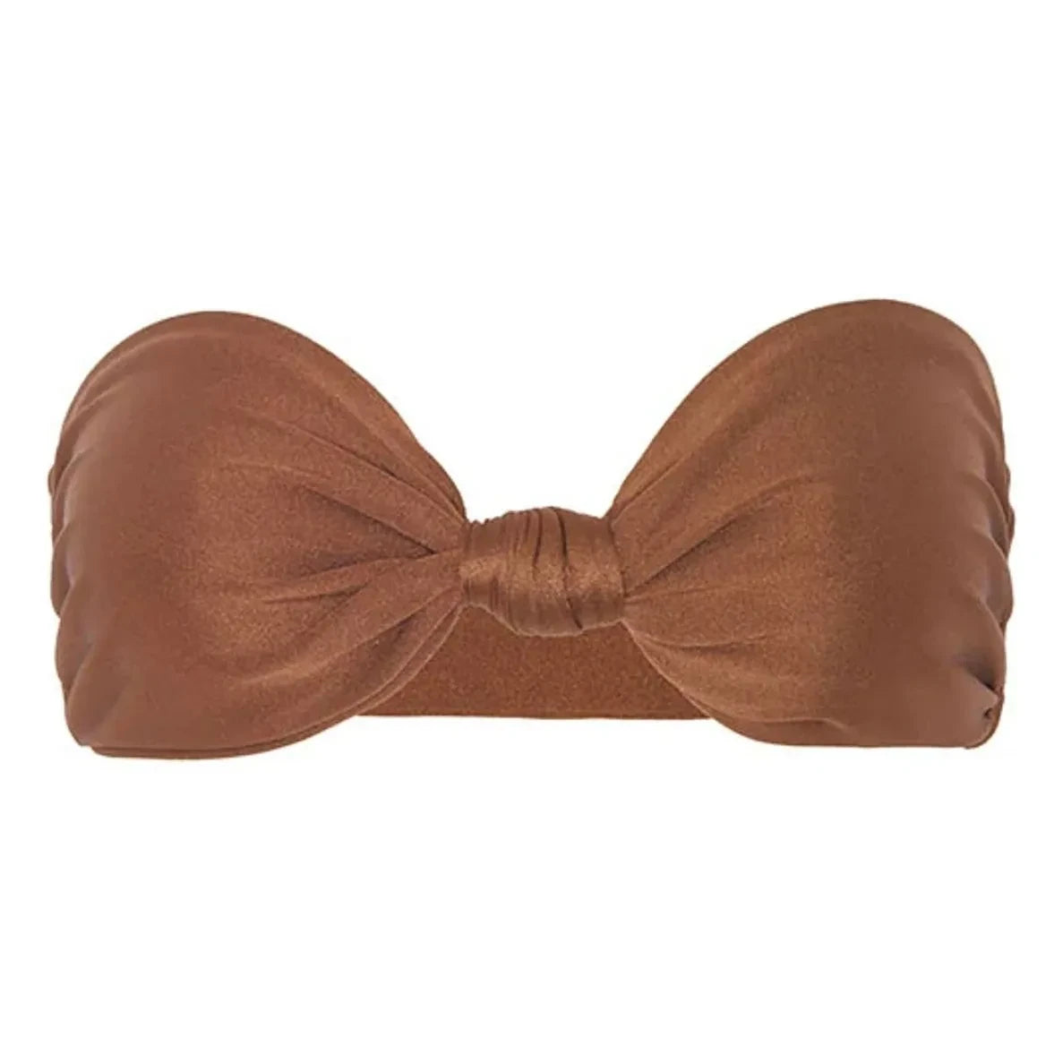 Vanessa Sposi - Le Bandeau Nœud Bikini-Oberteil | Chocolate