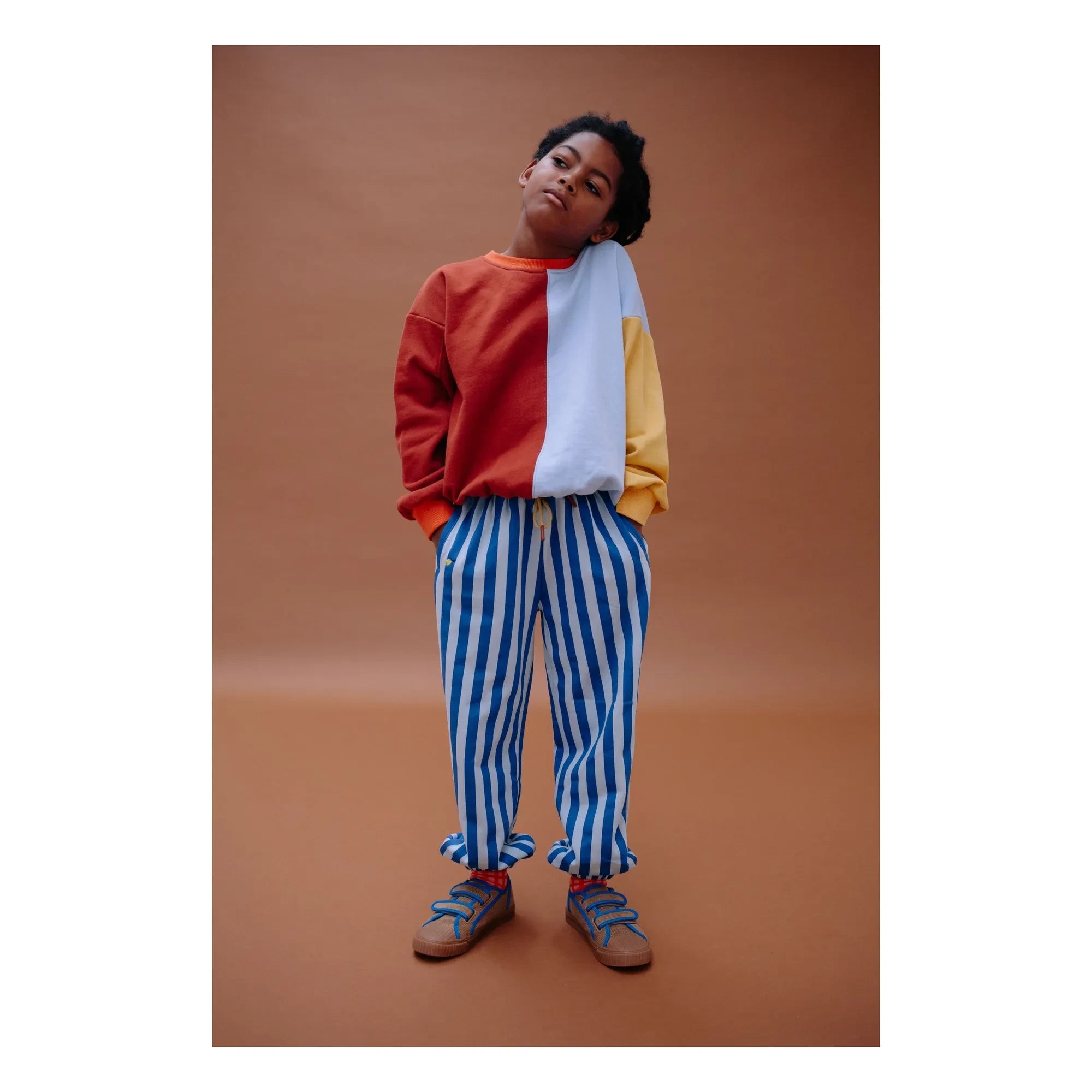 Sticky Lemon - Patch-Detail Sticky Lemon Pullover | Orange Rouille
