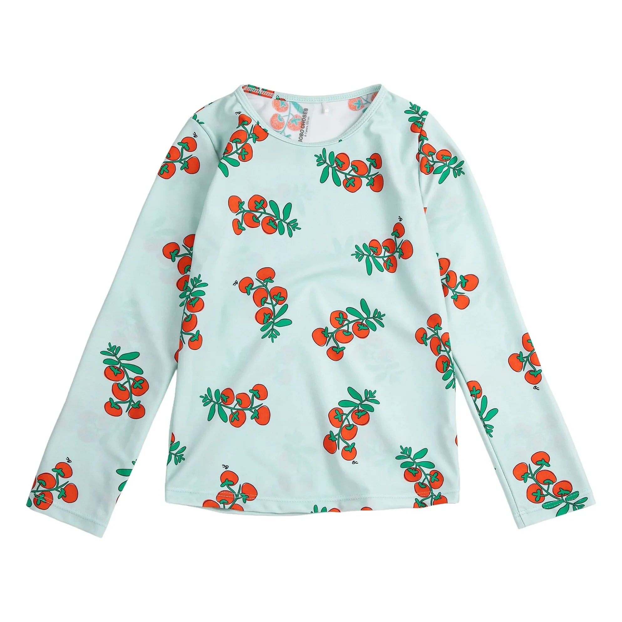 Bobo Choses - Anti-UV Bade-T-Shirt Tomate recycelte Fasern | Hellblau