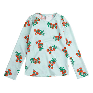 Bobo Choses - Anti-UV Bade-T-Shirt Tomate recycelte Fasern | Hellblau