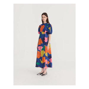 Bobo Choses - Blooming Color Bio-Baumwollkleid | Blau