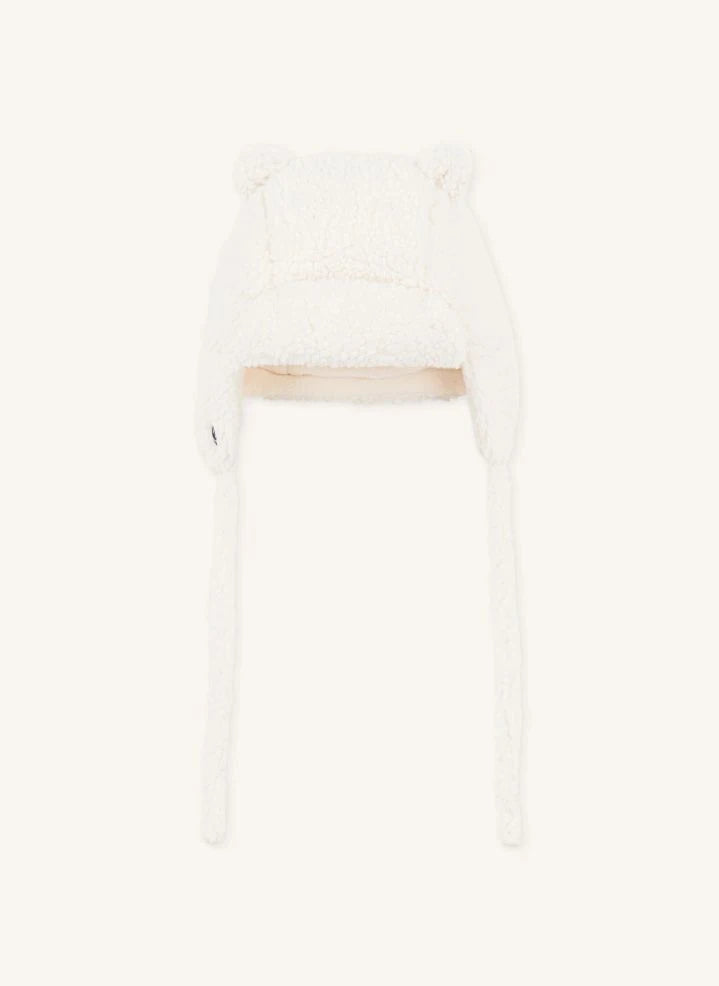 Petit Bateau - Chapka Sherpa mit Ohrklappen | Ecru