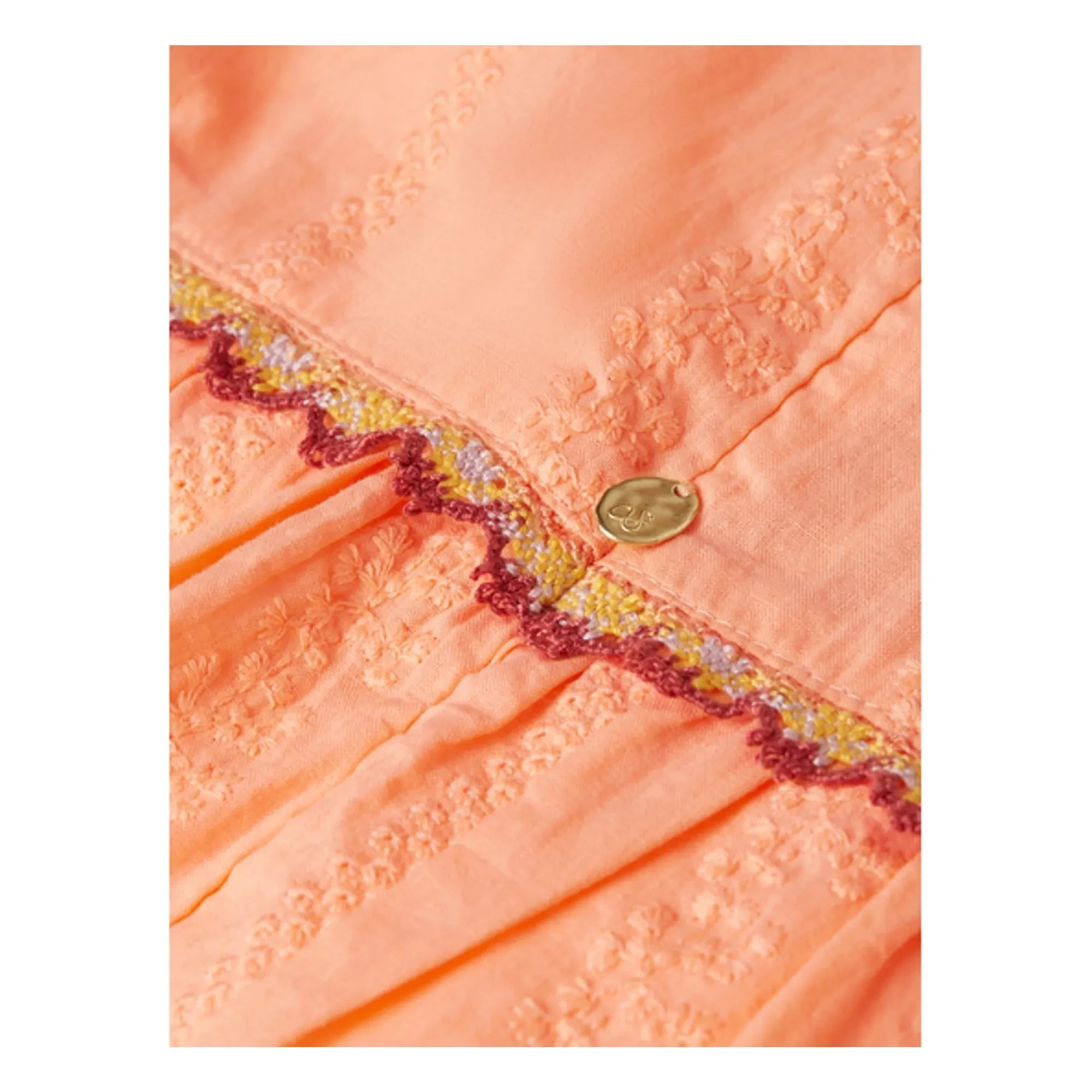 Scotch & Soda - Trägerkleid mit Rüschen | Koralle